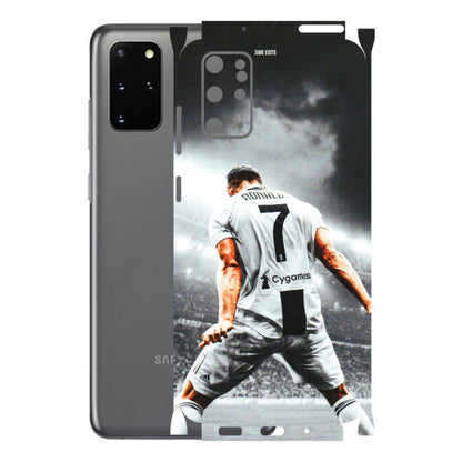 Samsung A/S Series Phone Skins (All Models) - Ronaldo CR7 Crazy - 3D Embossed Finish (L-44) Samsung Galaxy S20 Plus