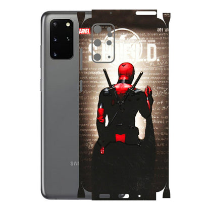 Samsung A/S Series Phone Skins (All Models) - Deadpool - 3D Embossed Finish (L-56) Samsung Galaxy S20 Plus