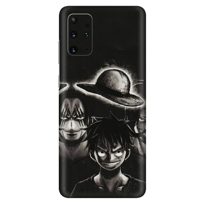 Samsung A/S Series Phone Skins (All Models) - Black Luffy Hat - 3D Embossed Finish (L-57) Samsung Galaxy S20 Plus
