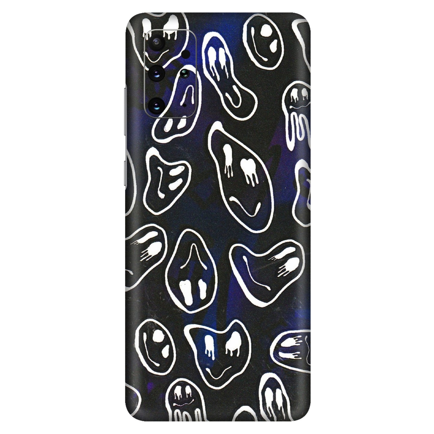 Samsung A/S Series Phone Skins (All Models) - Distorted Smileys - 3D Embossed Finish (L-92) Samsung Galaxy S20 Plus