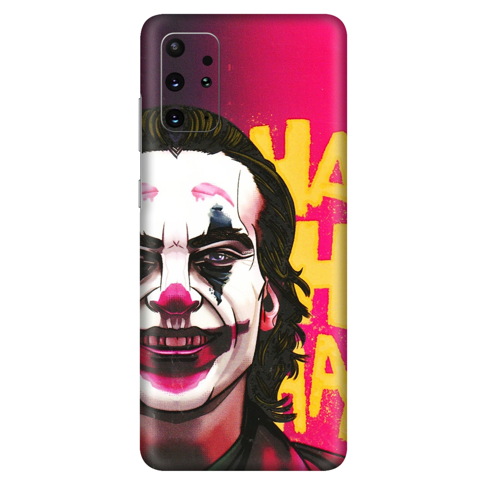 Samsung A/S Series Phone Skins (All Models) - Joker Evil Laugh - 3D Embossed Finish (L-97) Samsung Galaxy S20 Plus