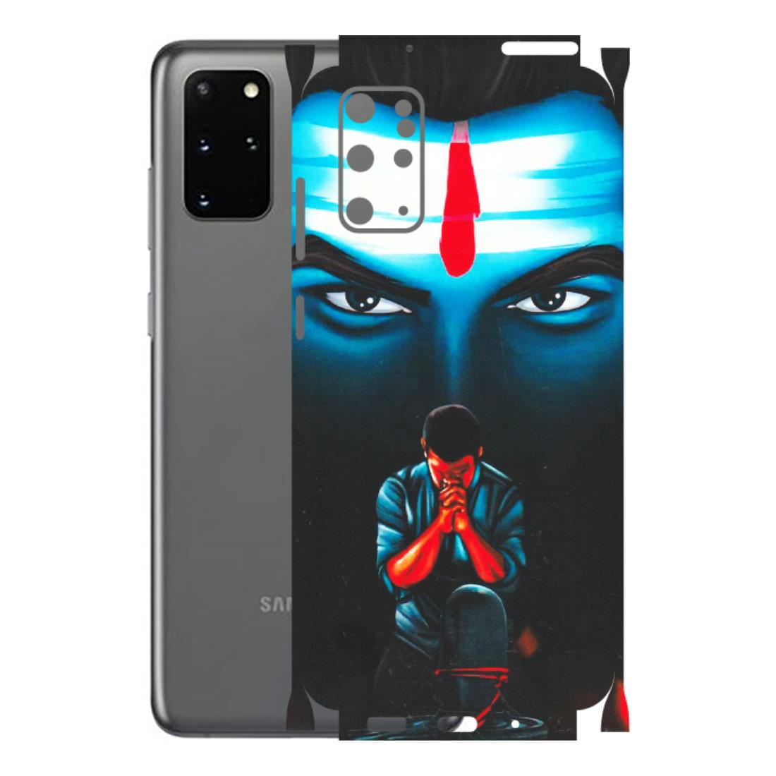 Samsung A/S Series Phone Skins (All Models) - Mahakal Bhakt - Matte Finish (M-112) Samsung Galaxy S20 Plus