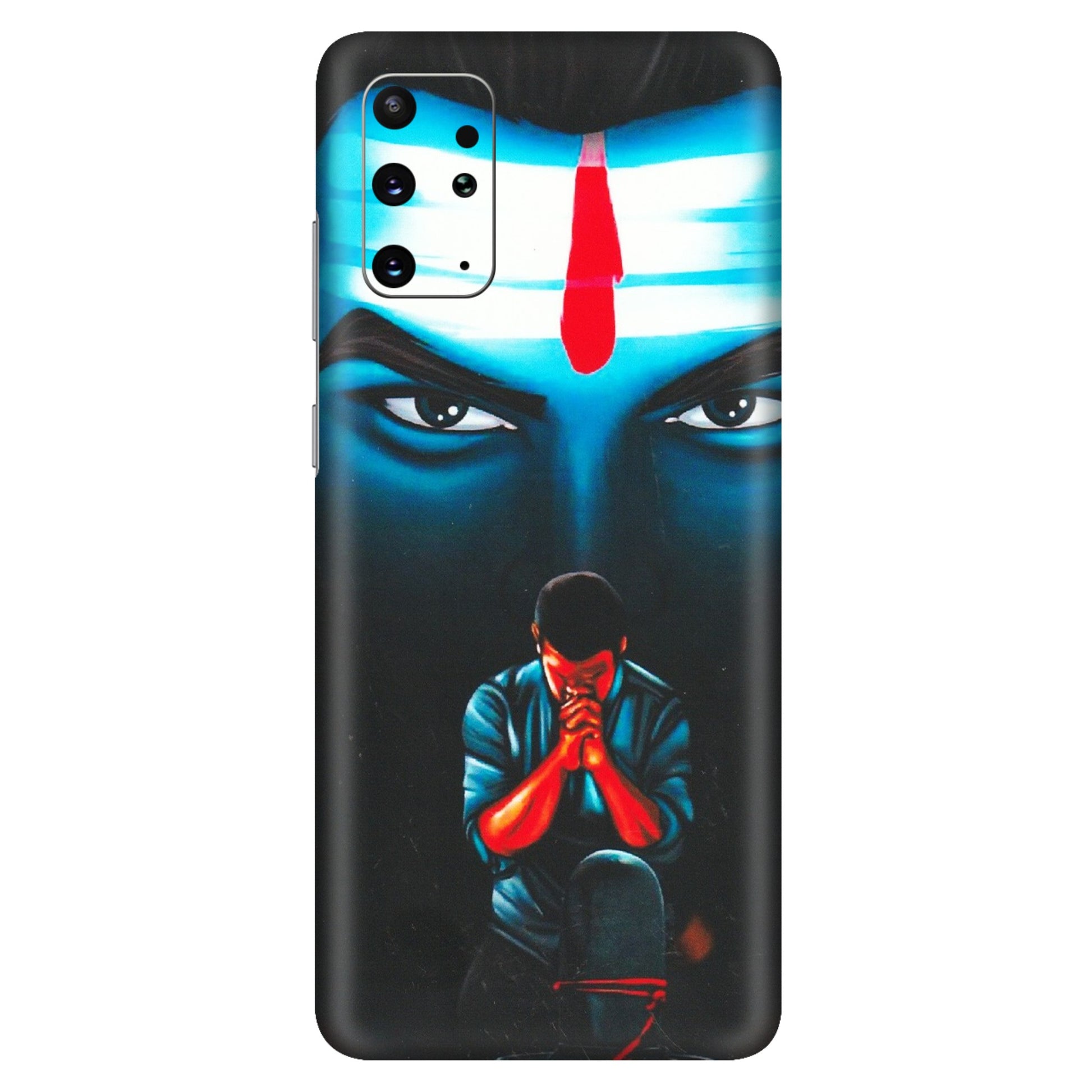 Samsung A/S Series Phone Skins (All Models) - Mahakal Bhakt - Matte Finish (M-112) Samsung Galaxy S20 Plus