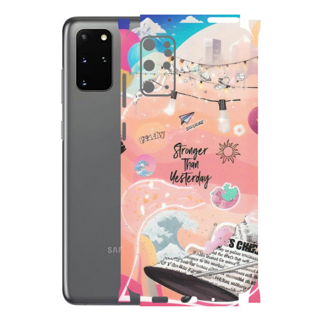 Samsung A/S Series Phone Skins (All Models) - Stronger Then Yesterday - Matte Finish (M-128) Samsung Galaxy S20 Plus