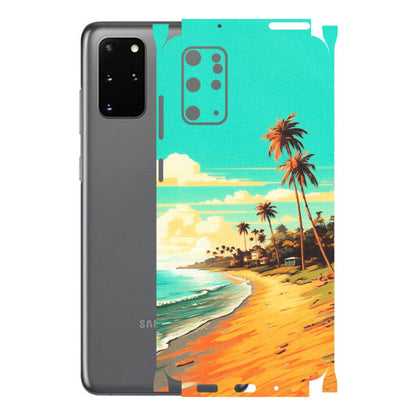 Samsung A/S Series Phone Skins (All Models) - Miami Beach - Matte Finish (M-136) Samsung Galaxy S20 Plus