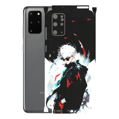Samsung A/S Series Phone Skins (All Models) - Gojo Powerful Charater Kaisen Anime - Matte Finish (M-144) Samsung Galaxy S20 Plus