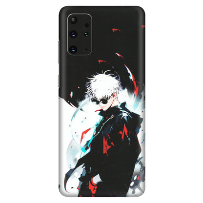 Samsung A/S Series Phone Skins (All Models) - Gojo Powerful Charater Kaisen Anime - Matte Finish (M-144) Samsung Galaxy S20 Plus