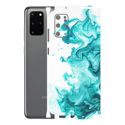 Samsung A/S Series Phone Skins (All Models) - Sky Blue Abstract Colour - Matte Finish (M-146) Samsung Galaxy S20 Plus