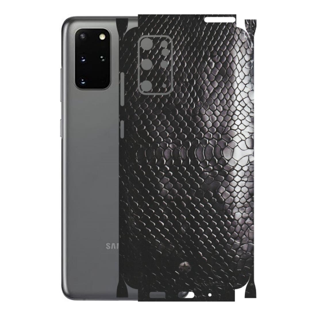 Samsung A/S Series Phone Skins (All Models) - Black Snack Leather - Matte Finish (M-147) Samsung Galaxy S20 Plus