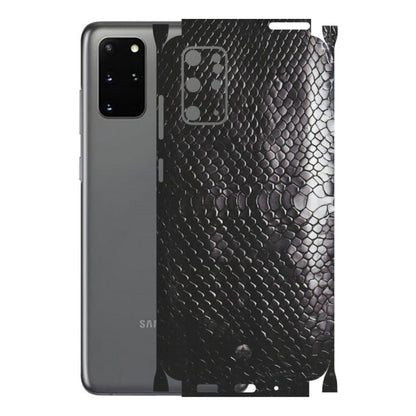 Samsung A/S Series Phone Skins (All Models) - Black Snack Leather - Matte Finish (M-147) Samsung Galaxy S20 Plus