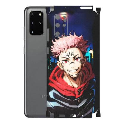 Samsung A/S Series Phone Skins (All Models) - Yuji Itadori Funny Face Anime - Matte Finish (M-152) Samsung Galaxy S20 Plus