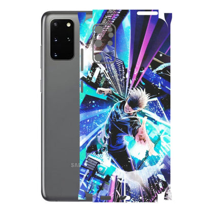 Samsung A/S Series Phone Skins (All Models) - Manga Action Jujustu Kaisen Anime - Matte Finish (M-155) Samsung Galaxy S20 Plus