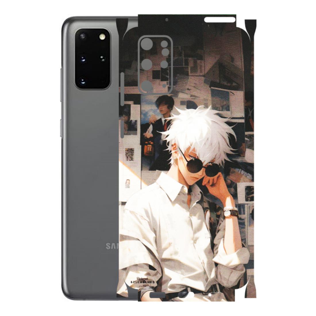 Samsung A/S Series Phone Skins (All Models) - Gojo Satoru Jujustu Kaisen Anime - Matte Finish (M-156) Samsung Galaxy S20 Plus