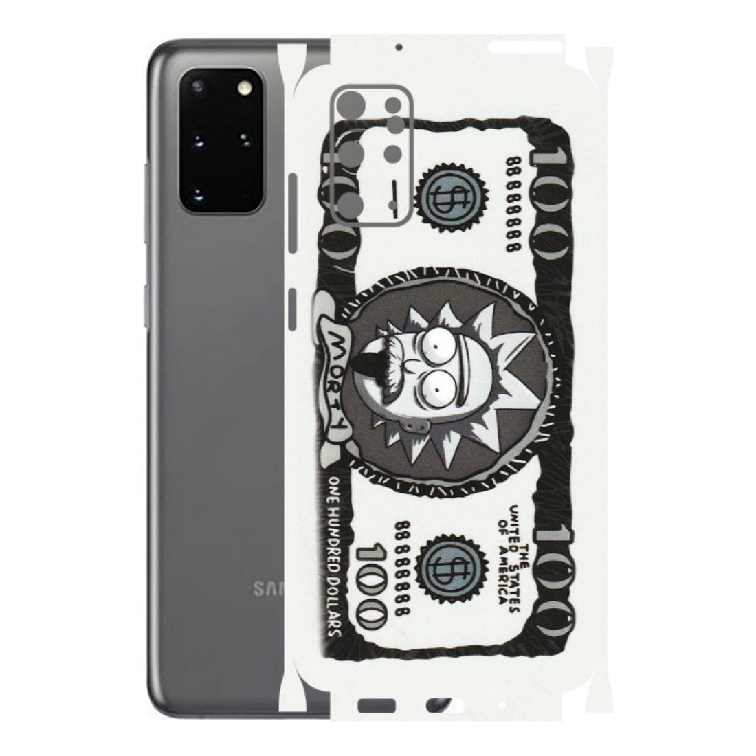 Samsung A/S Series Phone Skins (All Models) - Rick And Morty Hundred Dollar Anime - Matte Finish (M-161) Samsung Galaxy S20 Plus