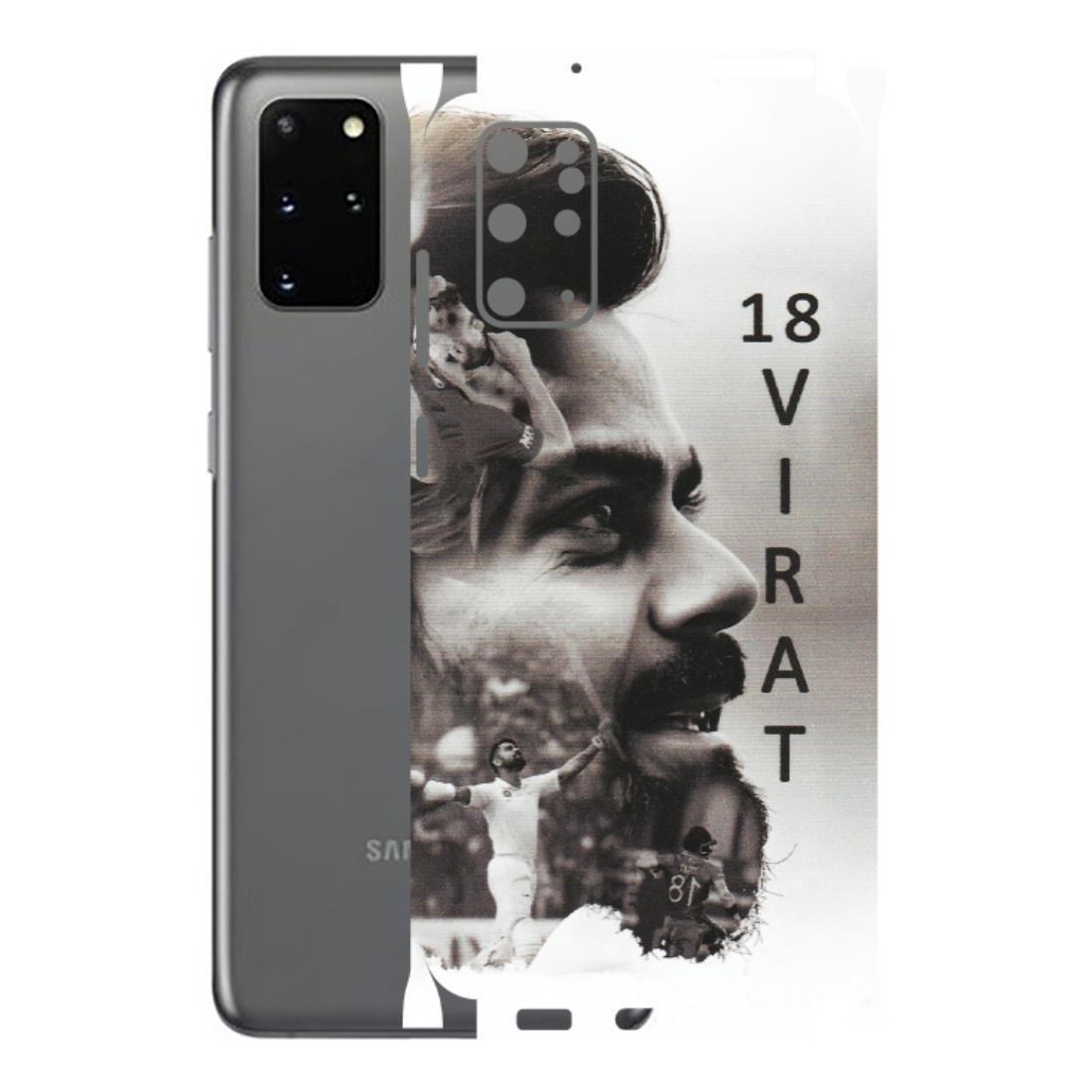Samsung A/S Series Phone Skins (All Models) - Virat Kohli Cricketer - Matte Finish (M-163) Samsung Galaxy S20 Plus
