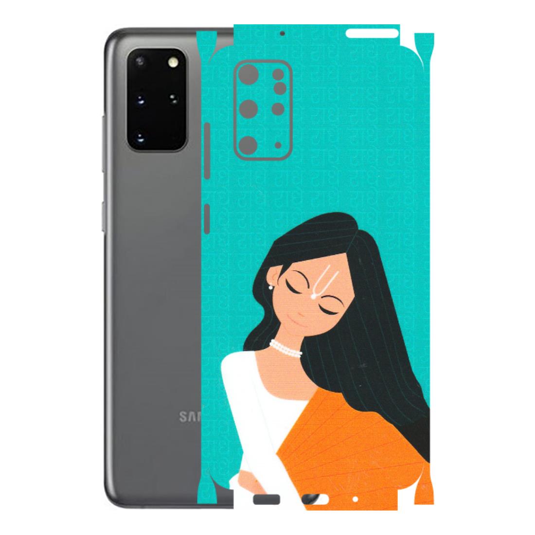 Samsung A/S Series Phone Skins (All Models) - Radhe Radhe With Hindu Symbol - Matte Finish (M-164) Samsung Galaxy S20 Plus