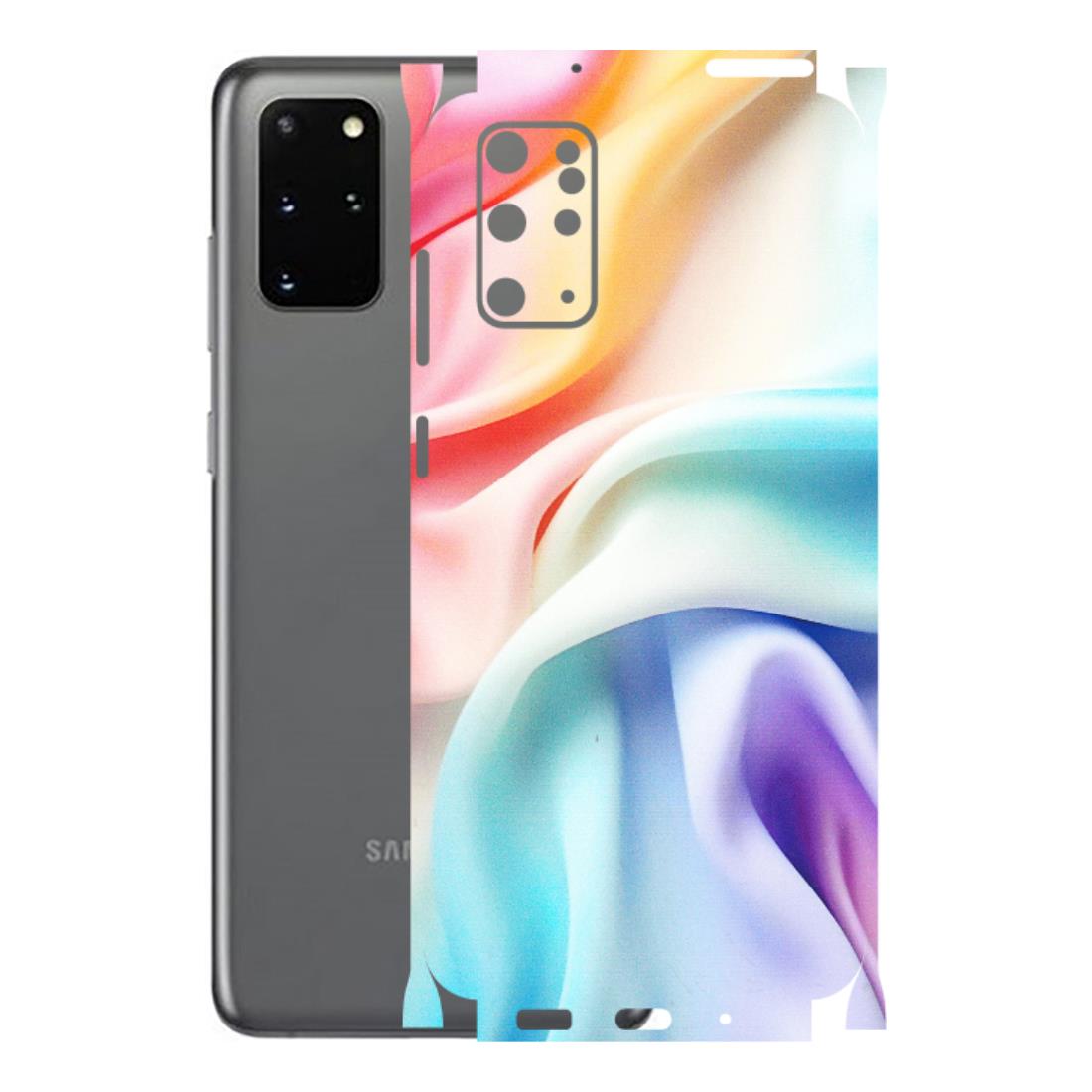 Samsung A/S Series Phone Skins (All Models) - Colourful Silk Cloth - Matte Finish (M-165) Samsung Galaxy S20 Plus