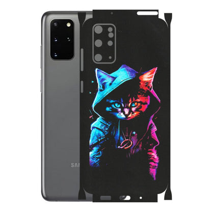 Samsung A/S Series Phone Skins (All Models) - Cyberpunk Cat - Matte Finish (M-45) Samsung Galaxy S20 Plus