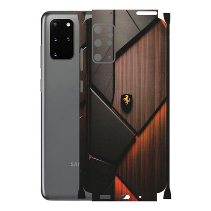 Samsung A/S Series Phone Skins (All Models) - Lambo Beauty Wood Pattern Sober - Matte Finish (M-51) Samsung Galaxy S20 Plus