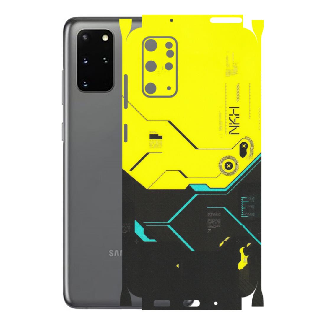 Samsung A/S Series Phone Skins (All Models) - Black Yellow Technica - Matte Finish (M-53) Samsung Galaxy S20 Plus