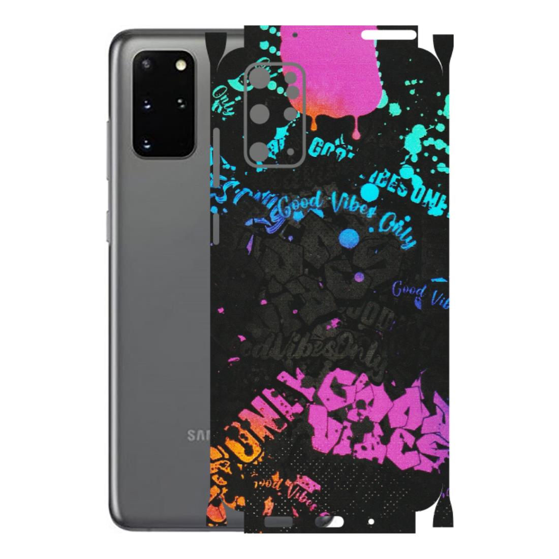 Samsung A/S Series Phone Skins (All Models) - Majestic Black Vibes - Matte Finish (M-62) Samsung Galaxy S20 Plus