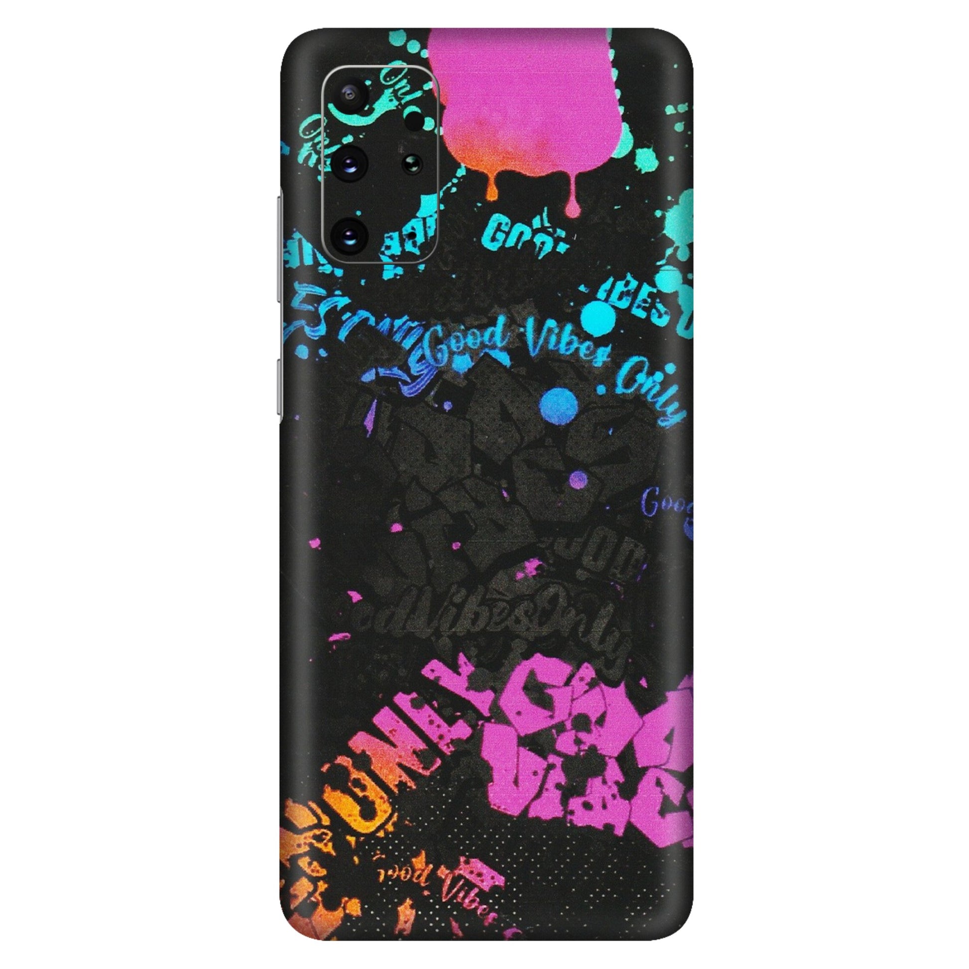 Samsung A/S Series Phone Skins (All Models) - Majestic Black Vibes - Matte Finish (M-62) Samsung Galaxy S20 Plus
