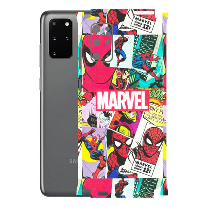 Samsung A/S Series Phone Skins (All Models) - Marvel Comic Spiderman Grafitti - Matte Finish (M-72) Samsung Galaxy S20 Plus