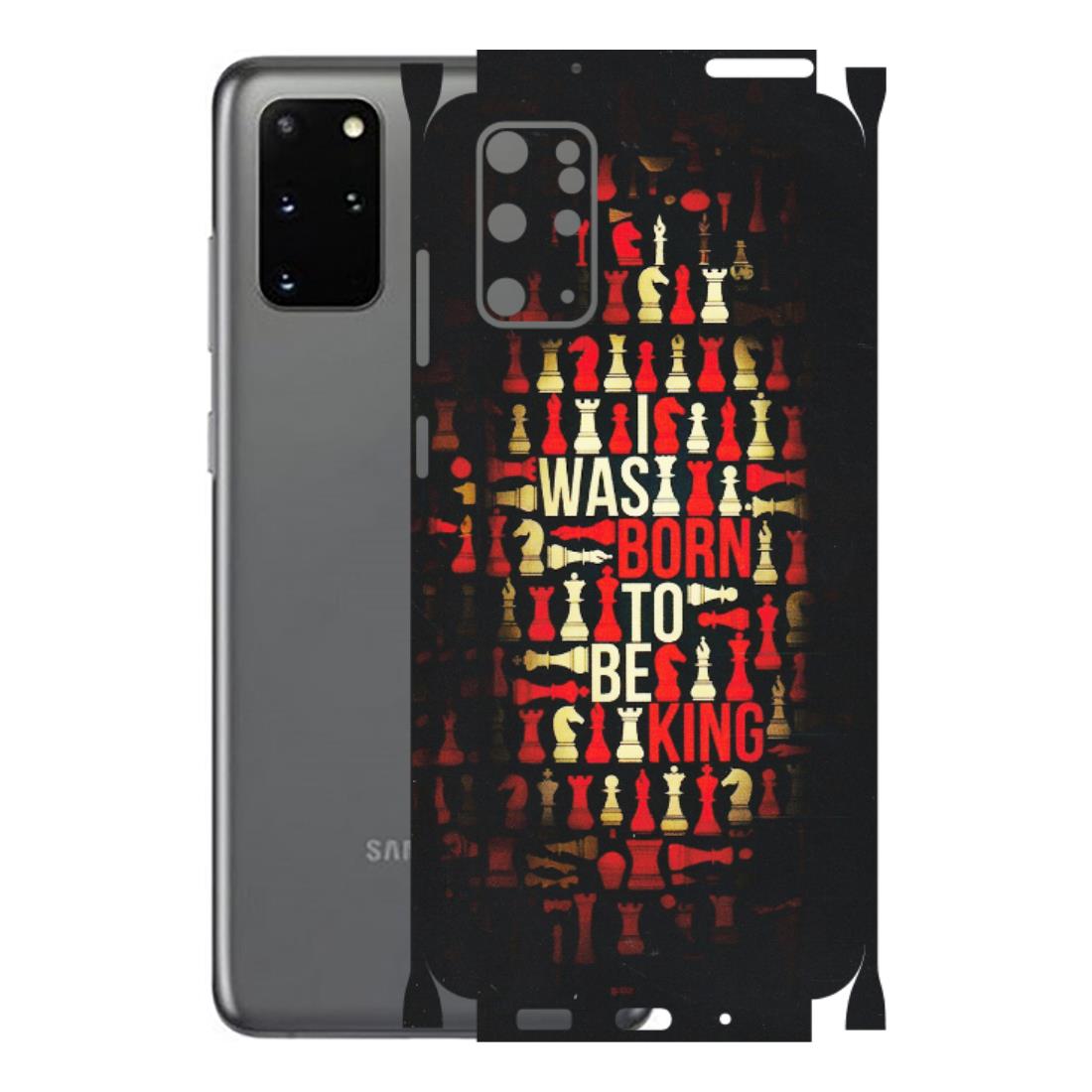 Samsung A/S Series Phone Skins (All Models) - Born To Be King - Matte Finish (M-73) Samsung Galaxy S20 Plus