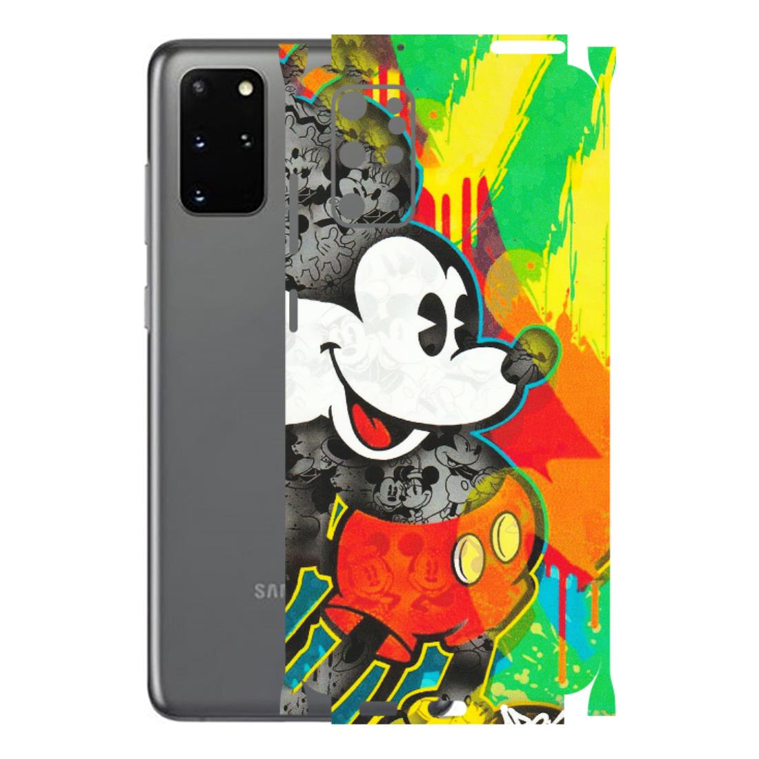 Samsung A/S Series Phone Skins (All Models) - Multiple Mickey With Colourful Texture - Matte Finish (M-84) Samsung Galaxy S20 Plus