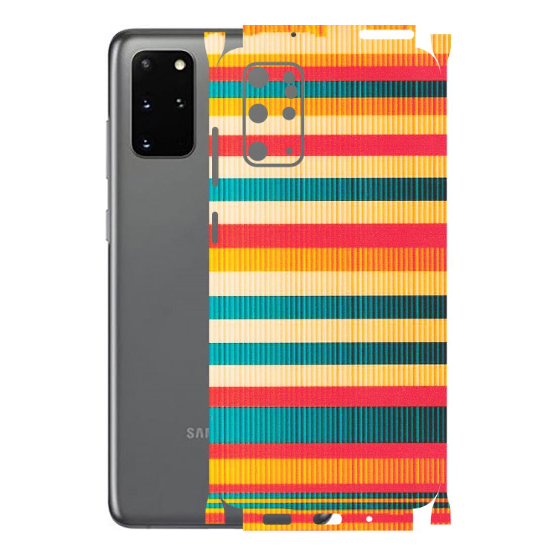 Samsung A/S Series Phone Skins (All Models) - Colourful Stripes Soothing Effect - Matte Finish (M-86) Samsung Galaxy S20 Plus