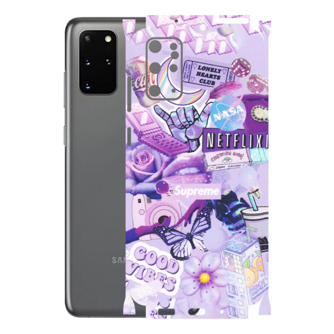 Samsung A/S Series Phone Skins (All Models) - Supreme Purple Magic - Matte Finish (M-88) Samsung Galaxy S20 Plus