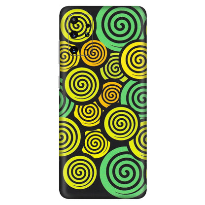 Samsung A/S Series Phone Skins (All Models) - Crazy Spiral - Matte Finish (M-91) Samsung Galaxy S20 Plus