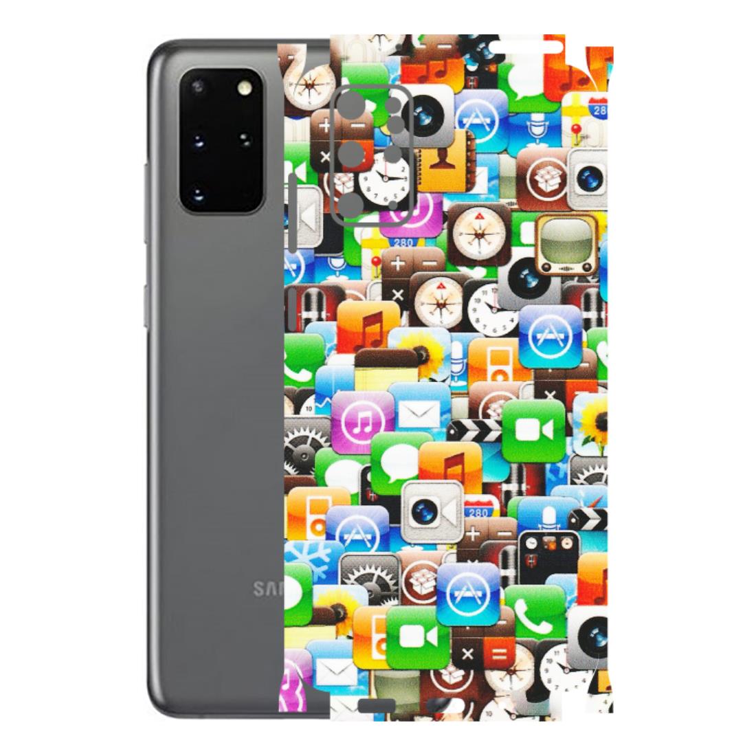 Samsung A/S Series Phone Skins (All Models) - All Apple Icons - Matte Finish (M-93) Samsung Galaxy S20 Plus