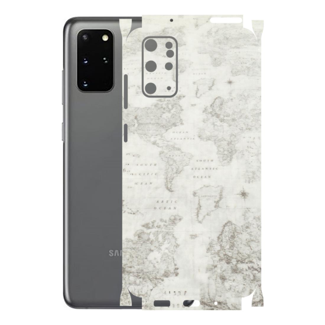 Samsung A/S Series Phone Skins (All Models) - World Travel Map - Transparent Finish (T-04) Samsung Galaxy S20 Plus