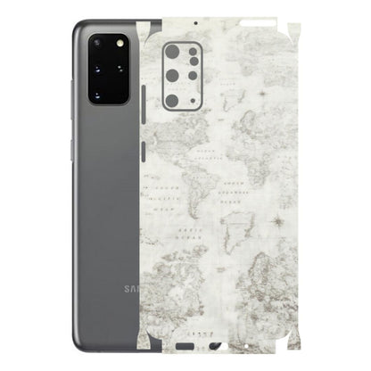 Samsung A/S Series Phone Skins (All Models) - World Travel Map - Transparent Finish (T-04) Samsung Galaxy S20 Plus