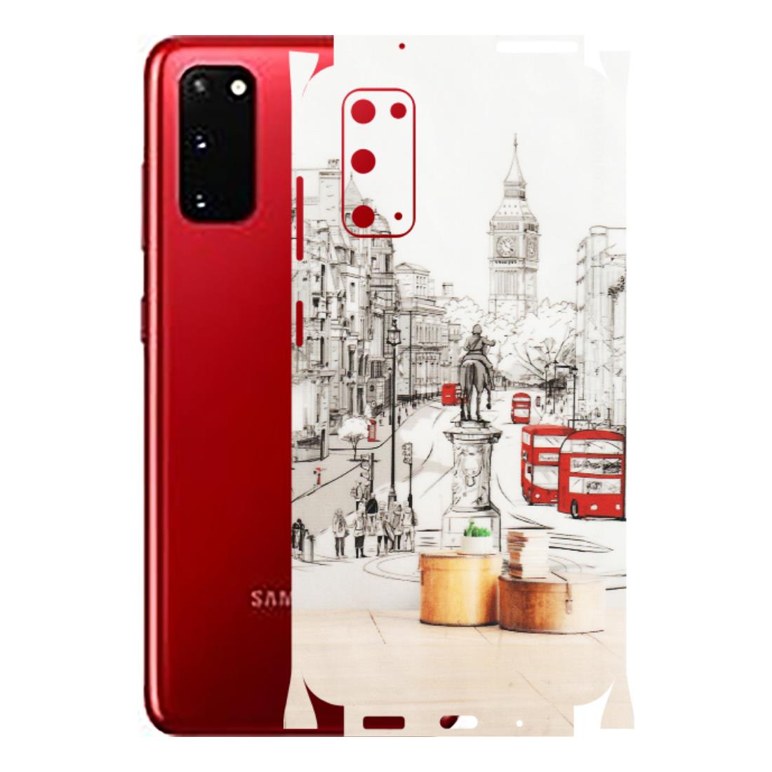 Samsung A/S Series Phone Skins (All Models) - London Street - Transparent Finish (T-02) Samsung Galaxy S20