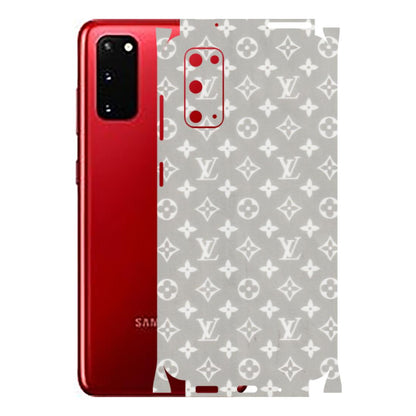 Samsung A/S Series Phone Skins (All Models) - Luxury Brands Logo - Transparent Finish (T-07) Samsung Galaxy S20