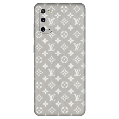Samsung A/S Series Phone Skins (All Models) - Luxury Brands Logo - Transparent Finish (T-07) Samsung Galaxy S20