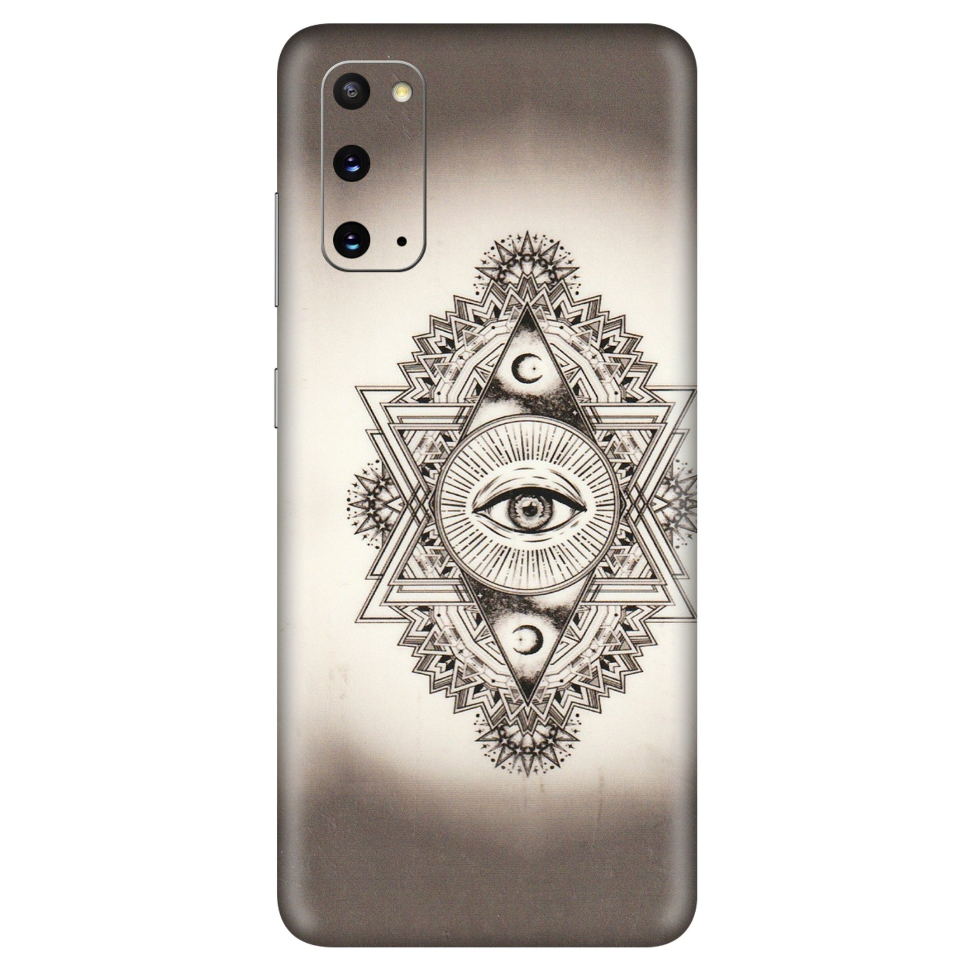 Samsung A/S Series Phone Skins (All Models) - Illuminati Great Eye - Transparent Finish (T-14) Samsung Galaxy S20