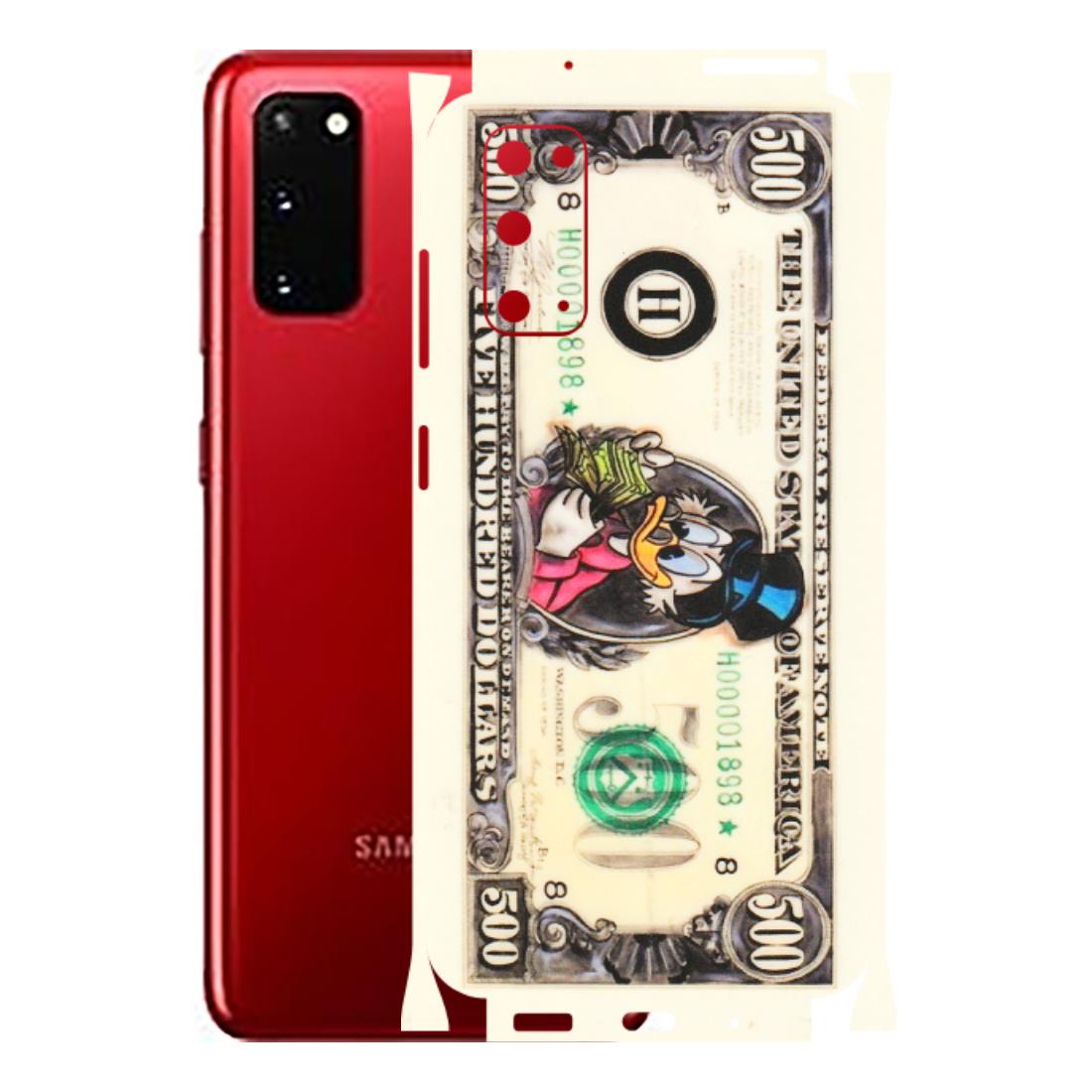 Samsung A/S Series Phone Skins (All Models) - Five Hundred Dollar Duck - Transparent Finish (T-15) Samsung Galaxy S20