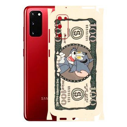 Samsung A/S Series Phone Skins (All Models) - One Hundred Dollar Tom - Transparent Finish (T-16) Samsung Galaxy S20