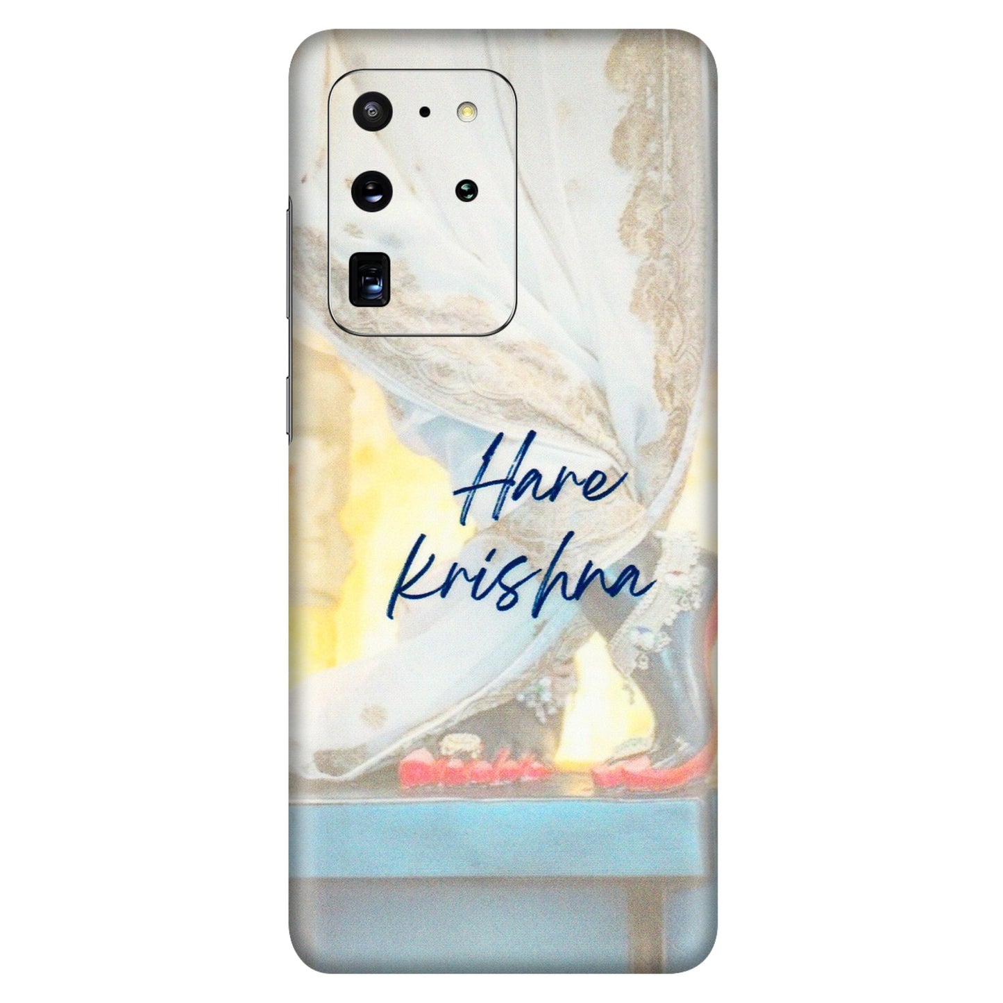 Samsung A/S Series Phone Skins (All Models) - Hare Krishna - 3D Embossed Finish (L-03) Samsung Galaxy S20 Ultra