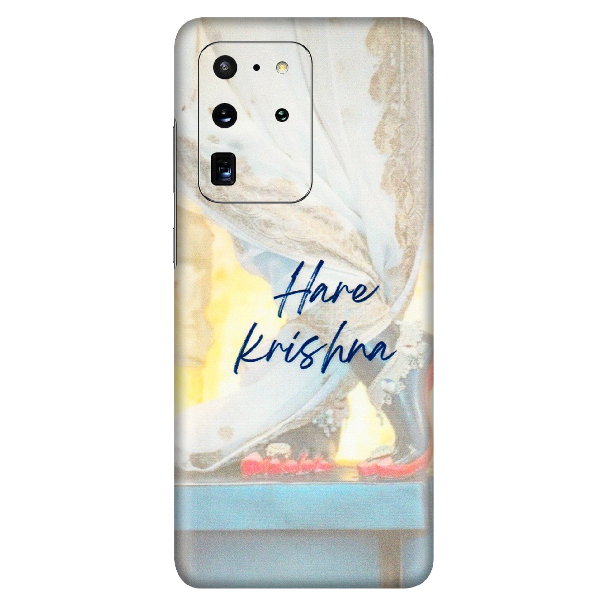 Samsung A/S Series Phone Skins (All Models) - Hare Krishna - 3D Embossed Finish (L-03) Samsung Galaxy S20 Ultra