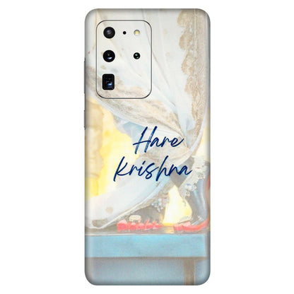 Samsung A/S Series Phone Skins (All Models) - Hare Krishna - 3D Embossed Finish (L-03) Samsung Galaxy S20 Ultra