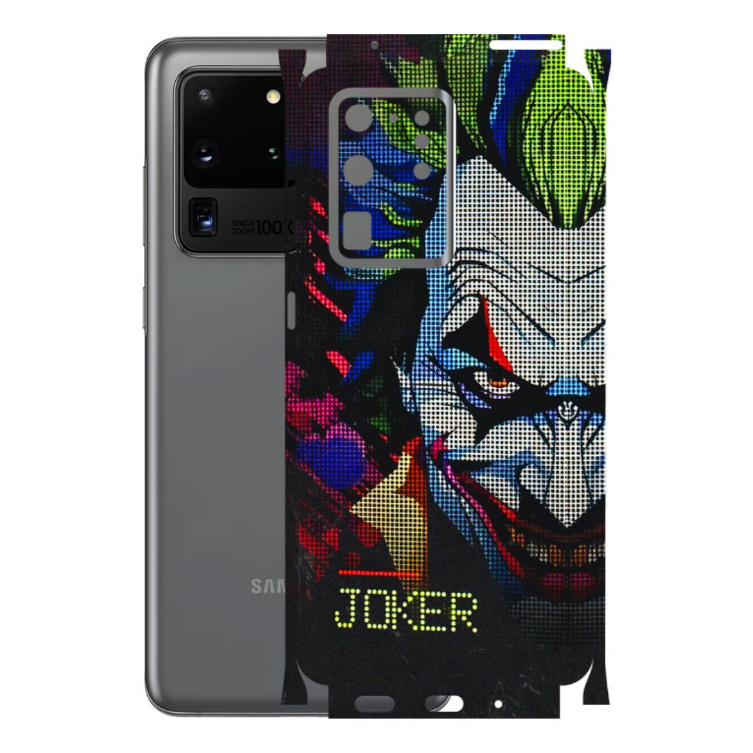 Samsung A/S Series Phone Skins (All Models) - Joker Dot Matrix - 3D Embossed Finish (L-08) Samsung Galaxy S20 Ultra