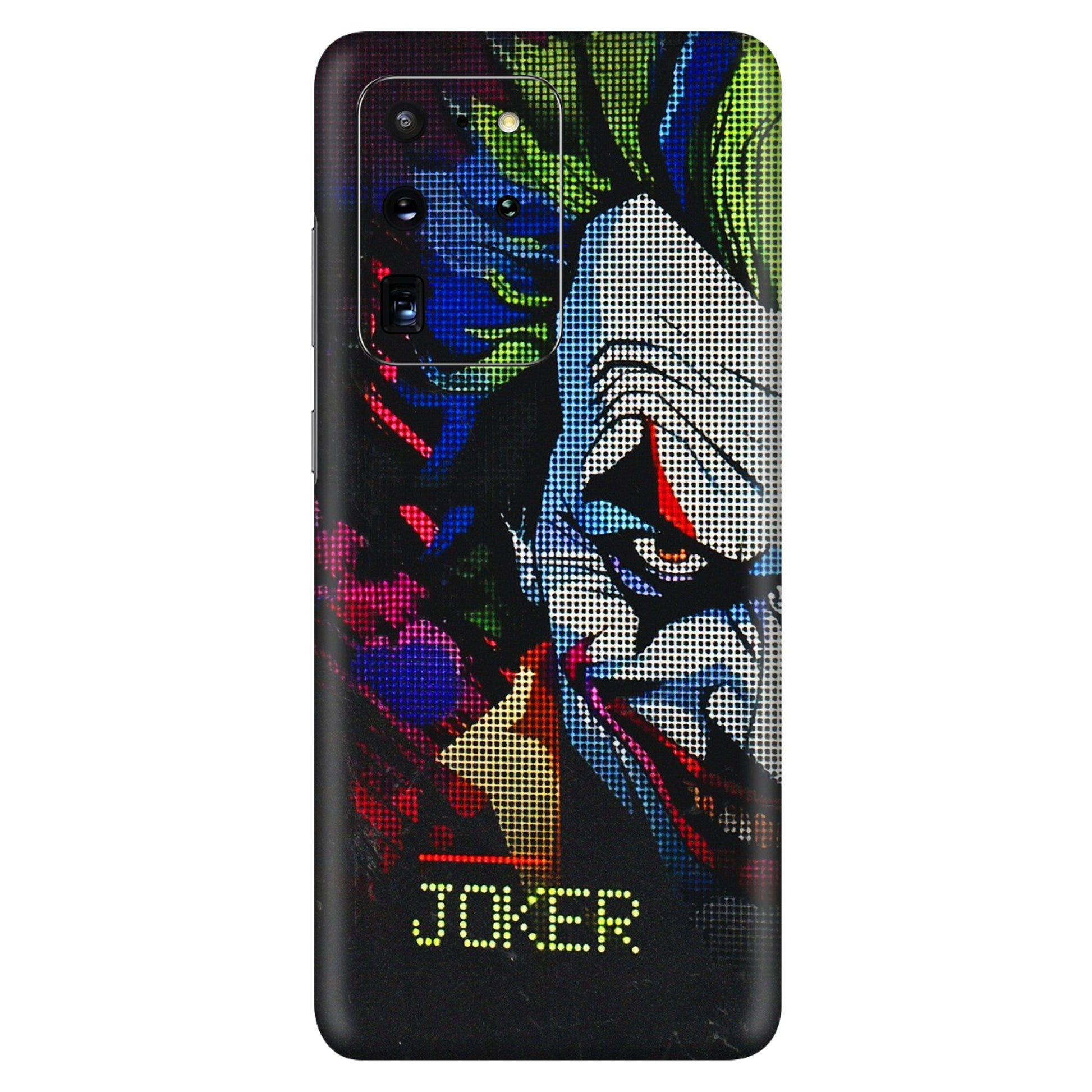 Samsung A/S Series Phone Skins (All Models) - Joker Dot Matrix - 3D Embossed Finish (L-08) Samsung Galaxy S20 Ultra