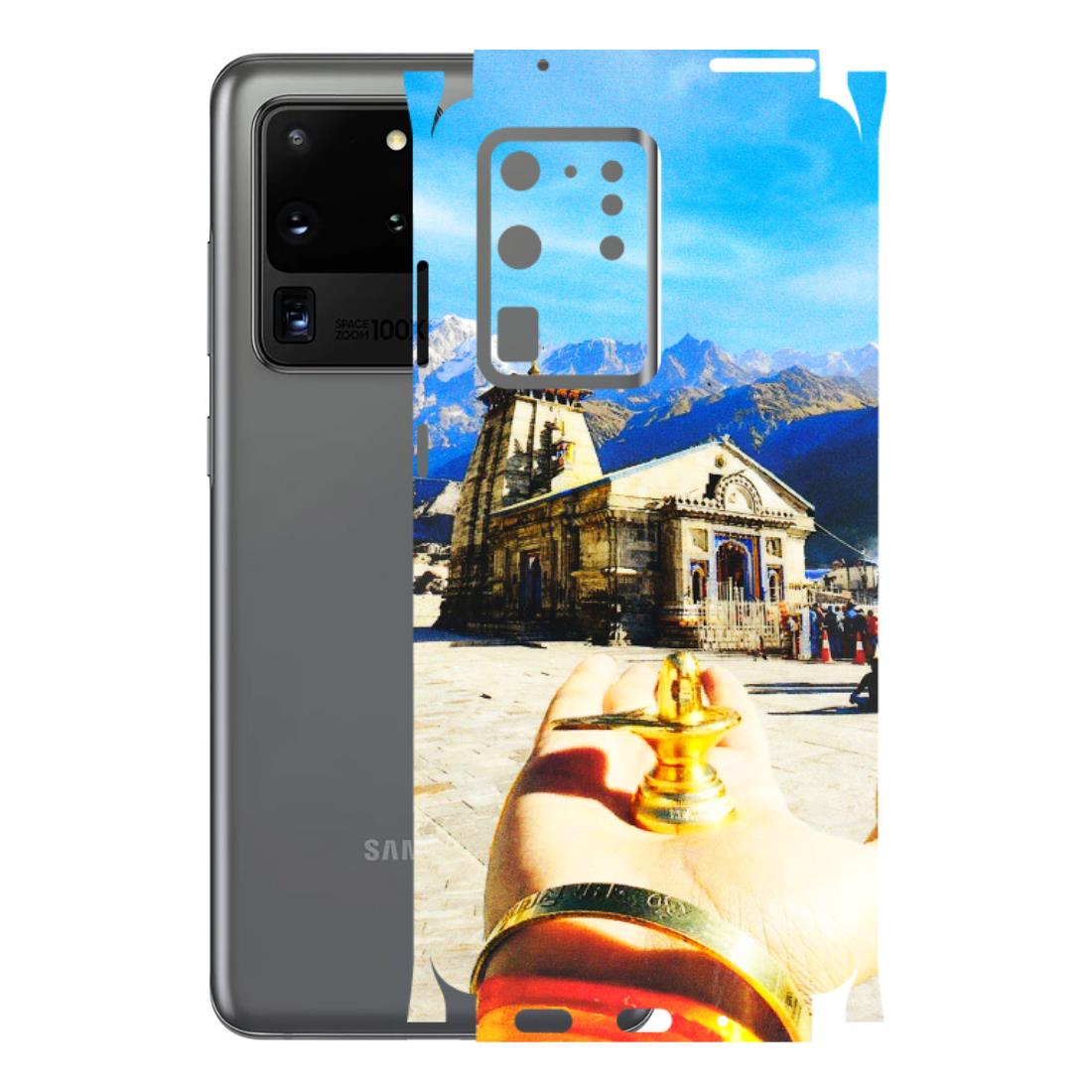 Samsung A/S Series Phone Skins (All Models) - Beauty of Kedarnath - 3D Embossed Finish (L-108) Samsung Galaxy S20 Ultra