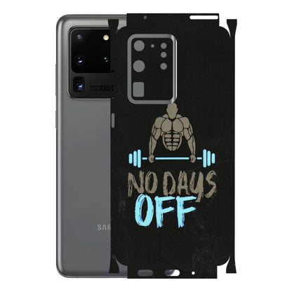 Samsung A/S Series Phone Skins (All Models) - Gym Lover - 3D Embossed Finish (L-127) Samsung Galaxy S20 Ultra