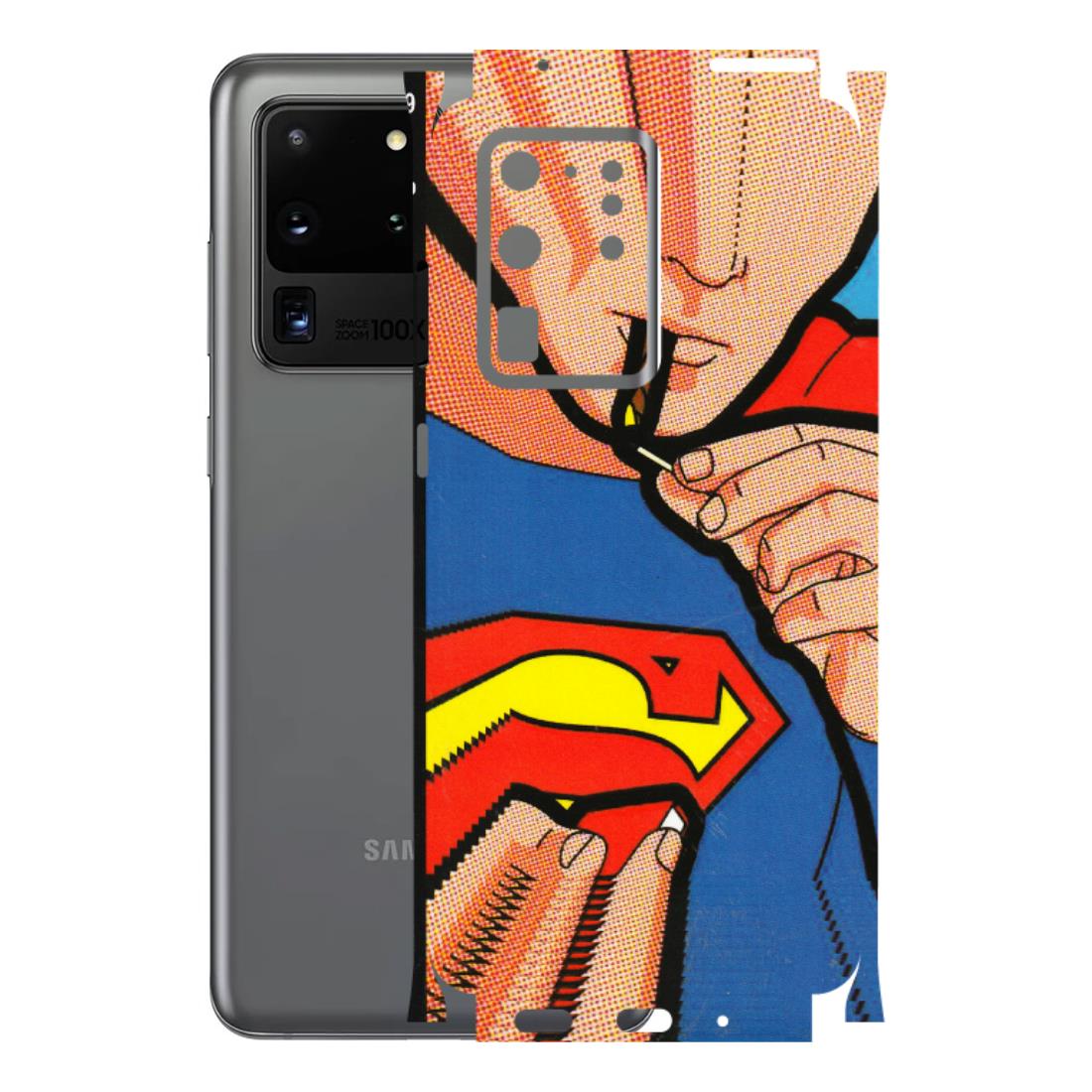 Samsung A/S Series Phone Skins (All Models) - Superman Sutta - 3D Embossed Finish (L-130) Samsung Galaxy S20 Ultra