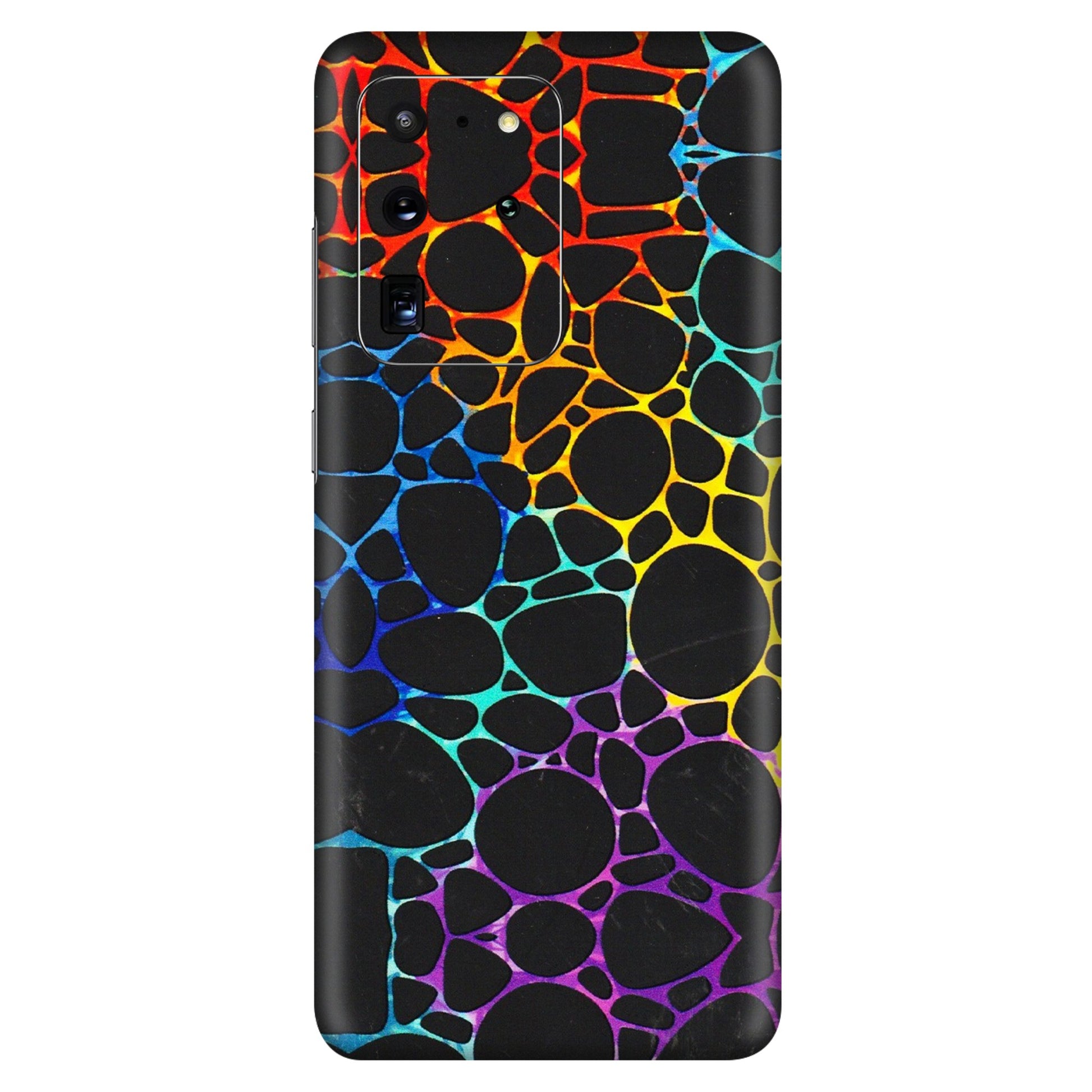 Samsung A/S Series Phone Skins (All Models) - Abstract Art MultiColour - 3D Embossed Finish (L-133) Samsung Galaxy S20 Ultra